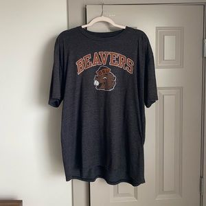Mens Blue 84 Vintage Oregon State Short Sleeve Tee